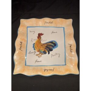 La Dolce‎ Vita Chicken Plate Poulet Collection 10.5"